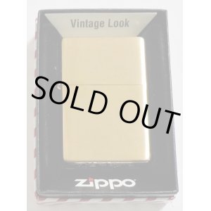 画像: ☆１９３７Replica Vintage Look ＃２４０ＣＣ  Solid Brass  Wライン無し ２０２１年 Zippo！新品