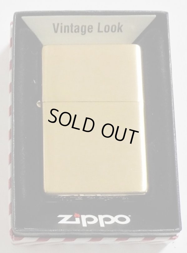 画像1: ☆１９３７Replica Vintage Look ＃２４０ＣＣ  Solid Brass  Wライン無し ２０２１年 Zippo！新品