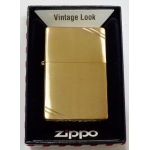 画像: ☆１９３７Replica Vintage Look ＃２４０  Solid Brass  Wライン有り ２０２２年 Zippo！新品