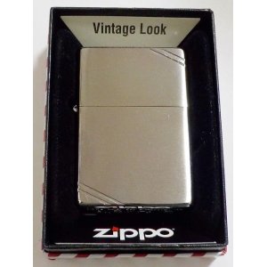 画像: ☆１９３７Replica Vintage Look ＃２３０ Brushed Chrome  Wライン有り ２０２２年 Zippo！新品