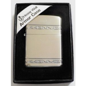 画像: ☆Armor Proto Type！お洒落な４面連続デザイン２００４年１月 シルバー銀加工鏡面 アーマー ZIPPO！未使用品A