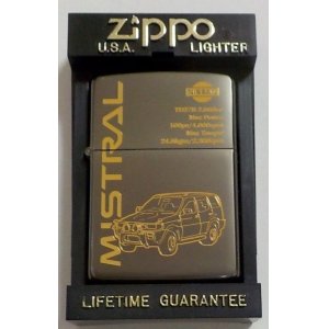 画像: ☆日本の名車！日産ミストラル NISSAN MISTRAL １９９４年５月 ガンメタリック ZIPPO！未使用品。