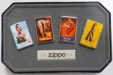 画像: ☆豪華４個セット！４Seasons  PINUP GIRLS！１９９６年 世界限定 Collectible of the Year！缶入り Zippo！新品未使用品