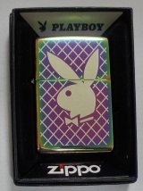 画像: ☆Playboy！人気の・・プレイボーイ ２０２１年 Rabbit Head 虹色 Multi Color Zippo！新品