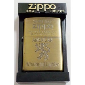 画像: ★渋い！真鍮古美 AMERICAN CLASSIC ２０００年１月 オールドデザイン彫刻 ZIPPO！新品