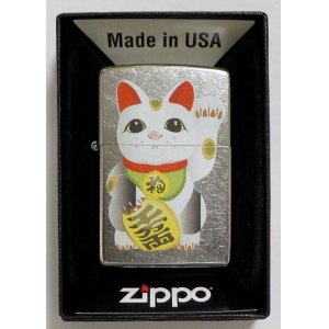 画像: ☆和柄！開運 招福！招き猫 Maneki Neko ☆ ２０２３ USA  ZIPPO！新品