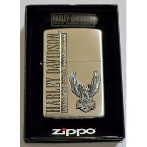 画像: ☆HARLEY-DAVIDSON！イーグルメタル シルバーいぶし ２０２２年 JAPAN MODEL ZIPPO！新品