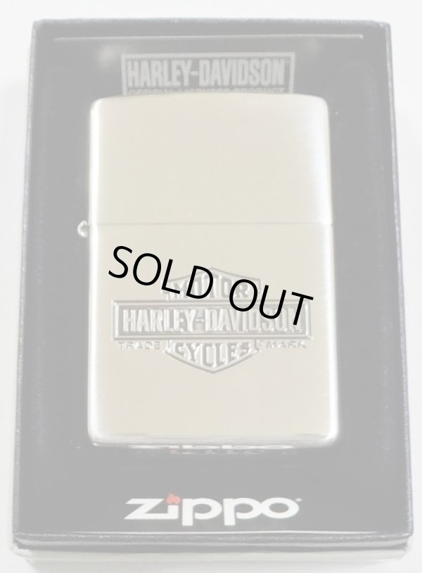 画像1: ☆HARLEY-DAVIDSON！ロゴデザイン ２面加工 シルバーいぶし ２０２２年 JAPAN MODEL ZIPPO！新品