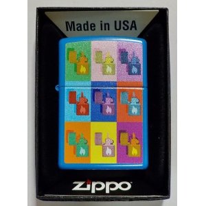 画像: ☆Pop Art☆ ポップアートデザイン ２０２３年 Sky Blue Matte USA  Zippo！新品