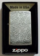 画像: ☆Vines（蔓 つる）クラシカルデザイン！２０２３年５月 USA Street Chrome Zippo！新品