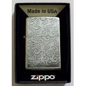 画像: ☆Vines（蔓 つる）クラシカルデザイン！２０２３年５月 USA Street Chrome Zippo！新品