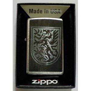 画像: ☆中世のドラゴンシールド！Dragon デザイン！２０２３年８月 USA Street Chrome Zippo！新品