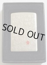 画像: ☆薔薇 ばら ！バラ ５面彫刻仕上げ 銀加工 ２００６年２月 ZIPPO！未使用品
