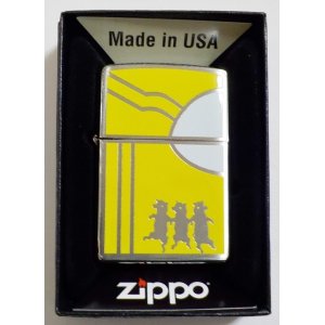 画像: ★３Pigs スリーピッグス！月夜に踊る３匹の子豚！オールドデザイン  黄色 イエロー ２０２３年 ZIPPO！新品