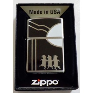 画像: ★３Pigs スリーピッグス！月夜に踊る３匹の子豚！オールドデザイン  黒色 ブラック ２０２３年 ZIPPO！新品