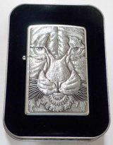 画像: ☆迫力の・・虎顔！TIGER FACE ２００４年４月 USA エンブレム ZIPPO！新品