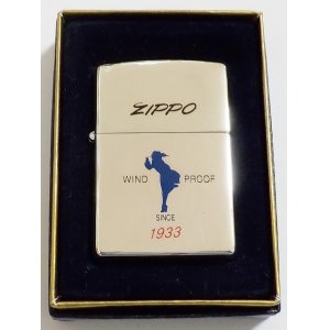 画像: ☆WINDY！Zippo WIND PROOF SINCE １９３３！輝く・・シルバー銀加工 １９９９年１月 新品