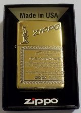 画像: ★GUARANTEE（保証書）★ドランカー＆WINDY２面連続加工 エッチング ＆ブラスいぶし２０２３年 ZIPPO！新品