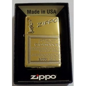 画像: ★GUARANTEE（保証書）★ドランカー＆WINDY２面連続加工 エッチング ＆ブラスいぶし２０２３年 ZIPPO！新品