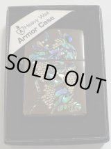 画像: ☆豪華アーマー！アール・ヌーヴォーシェル 天然貝 ぶどう 葡萄２００３年１２月 ブラック ARMOR ZIPPO！新品