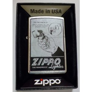 画像: ☆復刻！オールドデザイン！ZIPPO広告アート ２０２４ USA ZIPPO！新品B