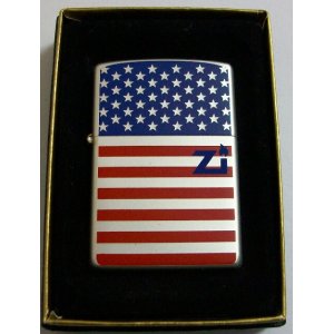 画像: ★アメリカ  国旗！フラッグ　両面デザイン　２００１年　ZIPPO！新品