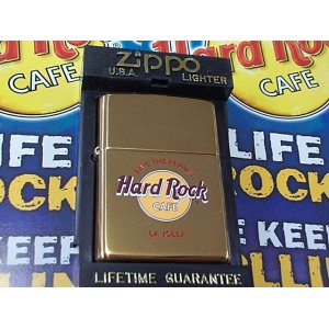 画像: ★HRC！LA JOLLA １９９８年４月 真鍮ケース Solid Brass Zippo！未使用品