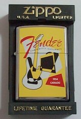 画像: ☆Fender USA！フェンダー １９５４年 カタログ・デザイン １９９７年 ZIPPO！新品