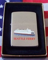 画像: ☆１９８９年２月（B） シアトル・フェリー！SEATTLE FERRY ZIPPO 未使用品