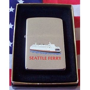 画像: ☆１９８９年２月（B） シアトル・フェリー！SEATTLE FERRY ZIPPO 未使用品