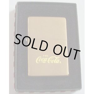 画像: コカ・コーラ！Coca-Cola １９９９年 Solid Brass 1937モデル ZIPPO！新品