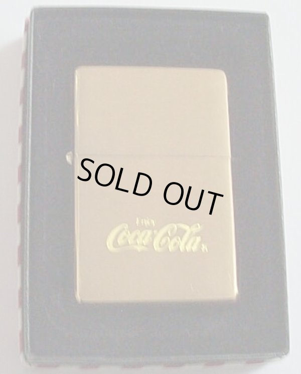 画像1: コカ・コーラ！Coca-Cola １９９９年 Brass 1937モデル ZIPPO！新品