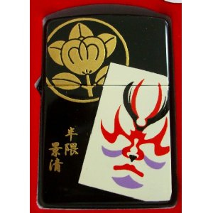 画像: ☆歌舞伎 隈取 景清！豪華 本金蒔絵漆塗り ２００７年 木箱入り ＺＩＰＰＯ！新品