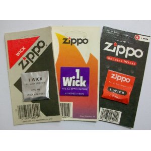 画像: ●Wick　歴代３本セット！ＺＩＰＰＯライター用純正  ウィック（替え芯）未開封品