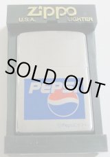 画像: ペプシ・コーラ！１９９１年〜 ロゴマーク　PEPSI-COLA ２００２年 ZIPPO！新品