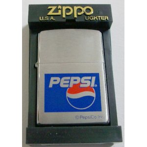 画像: ペプシ・コーラ！１９９１年〜 ロゴマーク　PEPSI-COLA ２００２年 ZIPPO！新品