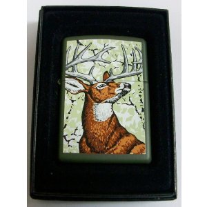画像: ★Deer！鹿　USA限定 アニマル・シリーズ グリーン ２００５年８月 ZIPPO！新品