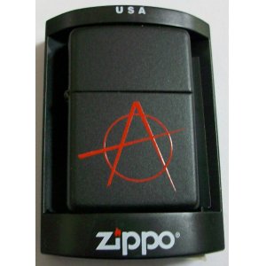 画像: ★アナーキー！ANARCHY ２００４年３月 USA BLACK ZIPPO！新品