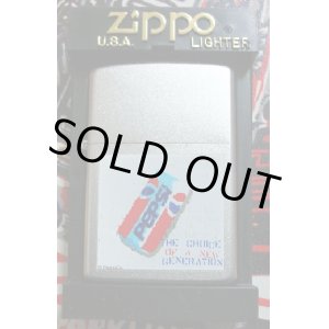 画像: ペプシ・コーラ！PEPSI-COLA ２００１年 USA限定 ZIPPO！新品B