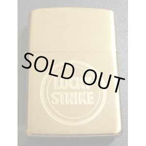 画像: ☆LUCKY STRIKE！ラッキー・ストライク １９９２年１０月 真鍮 Solid Brass Zippo！新品