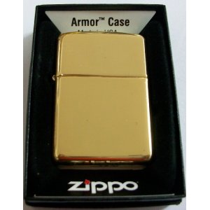 画像: ＃１６９ アーマー生地厚！Armor High Polish Solid Brass 真鍮無垢 鏡面 Zippo！新品