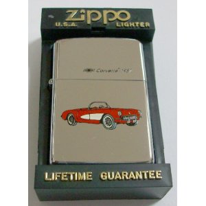 画像: ★シボレー・コルべット！Ｃｏｒｖｅｔｔｅ １９５７！１９９３年発売 ZIPPO！未使用品