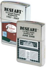 画像: ☆ROSEART ２個組 限定５０セット！ローズアート社  新旧 ショールーム ZIPPO！新品