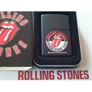 画像: ☆ローリング・ストーンズ！ROLLING STONES ２００２年１０月 BLACK ZIPPO！新品