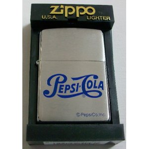 画像: ペプシ・コーラ！１９５１年〜 ロゴマーク　PEPSI-COLA ２００２年 ZIPPO！新品