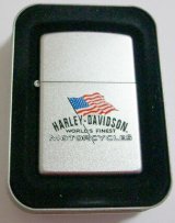 画像: ☆HARLEY-DAVIDSON！本場 ＵＳＡ 星条旗 ＺＩＰＰＯ！新品Ｏ