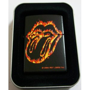 画像: ☆ローリング・ストーンズ！ROLLING STONES ２００５年 ブラック ZIPPO！新品B