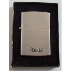 画像: ☆Ｋｌｅｅｎｅｘ！１９８１年製 クリネックス・ティッシュ ZIPPO！未使用品