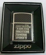 画像: ☆東京モーターショー！４０周年記念 ★両面 ブラックカーボン ２００７年 限定 ZIPPO！新品