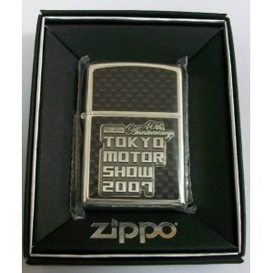 画像: ☆東京モーターショー！４０周年記念 ★両面 ブラックカーボン ２００７年 限定 ZIPPO！新品